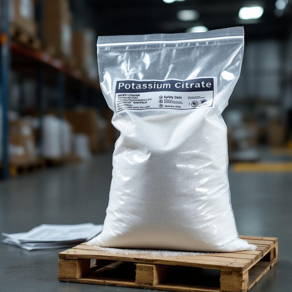 Citrato de potasio granular